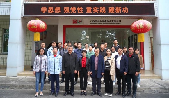 南寧市科技局副局長鄧壯麗到公司開展黨建共建活動